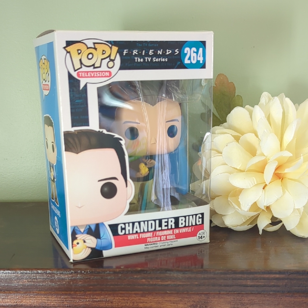 Funko Pop! Chandler Bing with Duck Figure